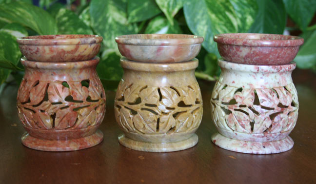 Soapstone Aroma Lamps