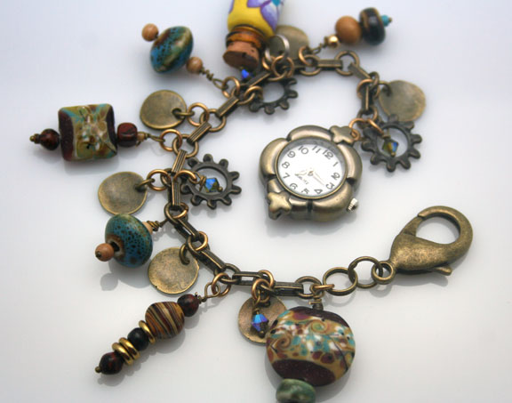 Adorable aromatherapy watch with wonderful beads