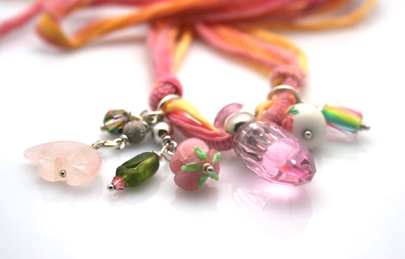 Pink, feminine, and unique aromatherapy jewelry